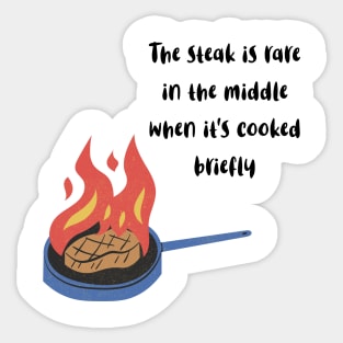 Steak and Grill Sticker